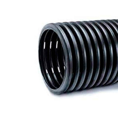 TUBO DRENO HL ECO PEAD 6”  PRETO (MT)