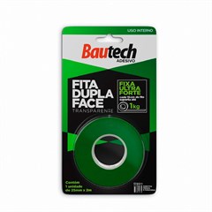 BAUTECH FITA DUPLA FACE INT 25MMX 2M