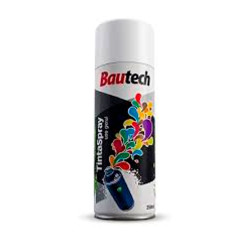 BAUTECH TINTA SPRAY MULT A BRILHO BRANCA