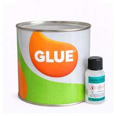RESINA CINZA GLUE C/CATAL (800G+9G)