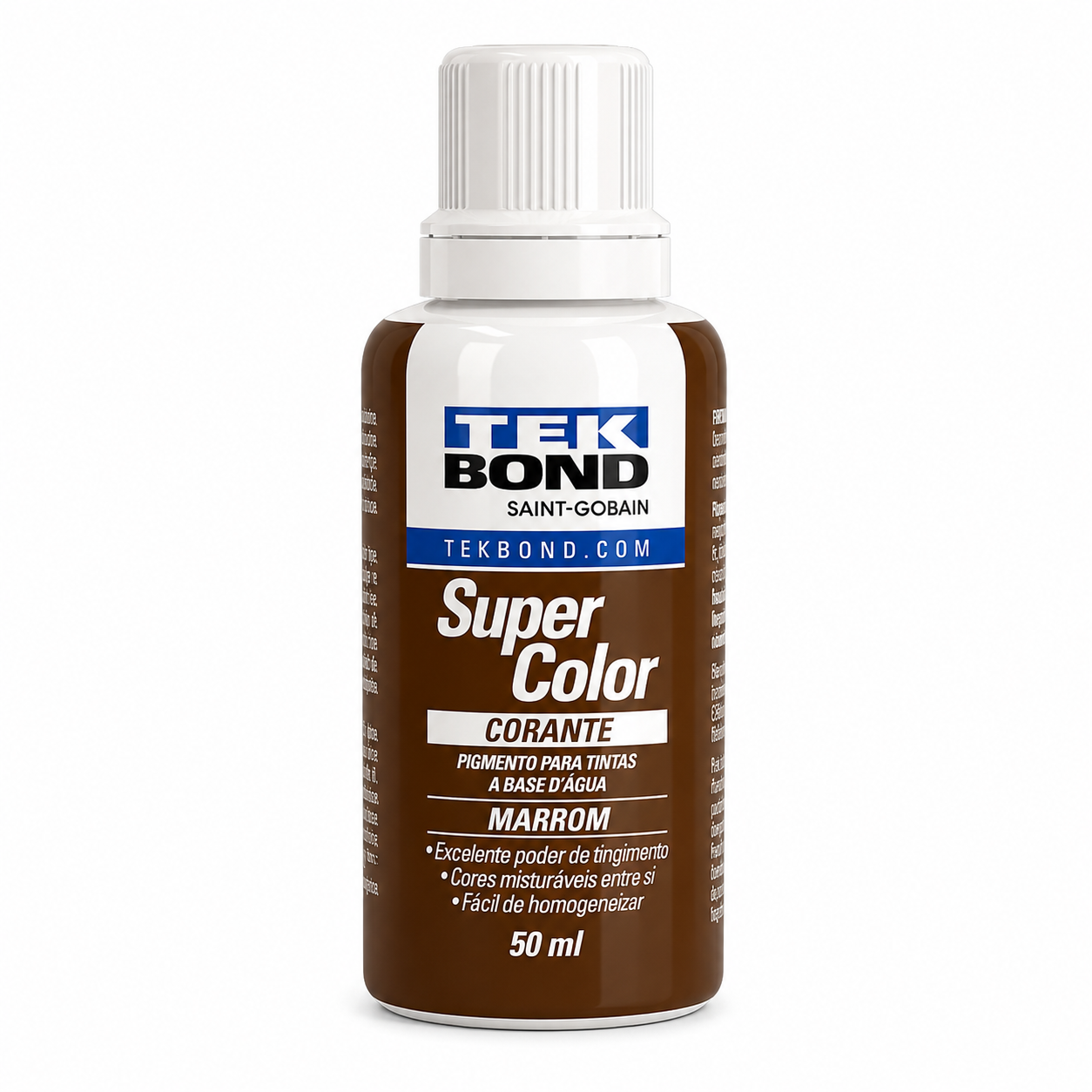 CORANTE LIQUIDO MARROM TEKBOND FR 50ML