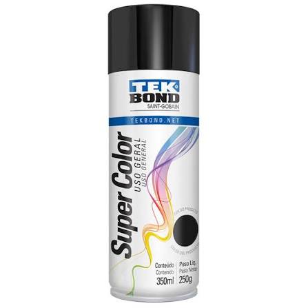 TINTA PRETO BRIL USO GERAL TEKBOND 350ML
