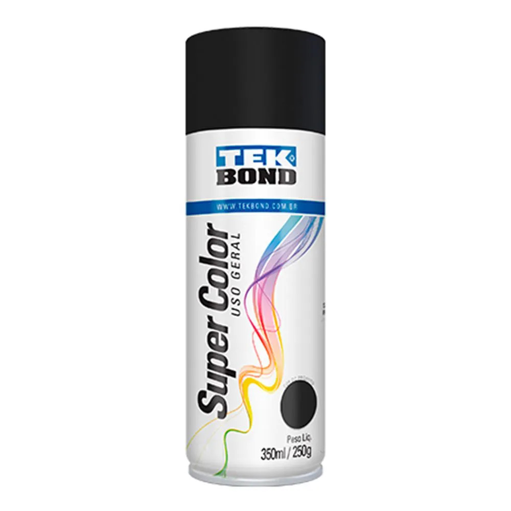 TINTA PRETO FOSCO USO GERAL TEKBOND350ML