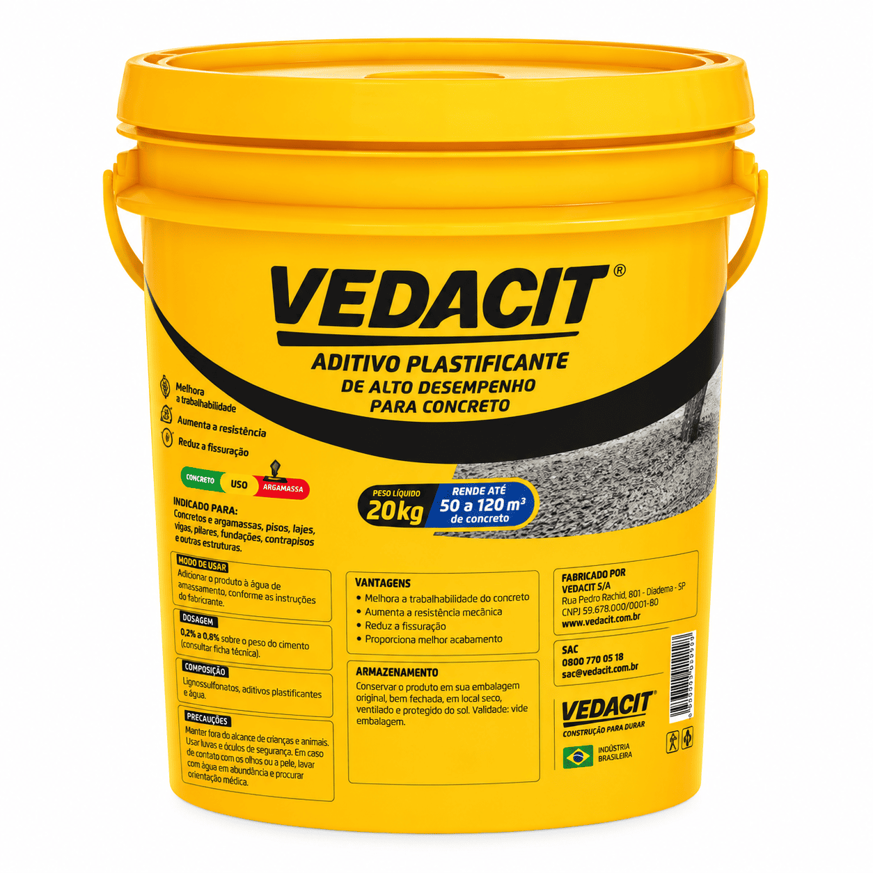 ADIT PLASTIFICANTE VEDACIT BD 20 KG